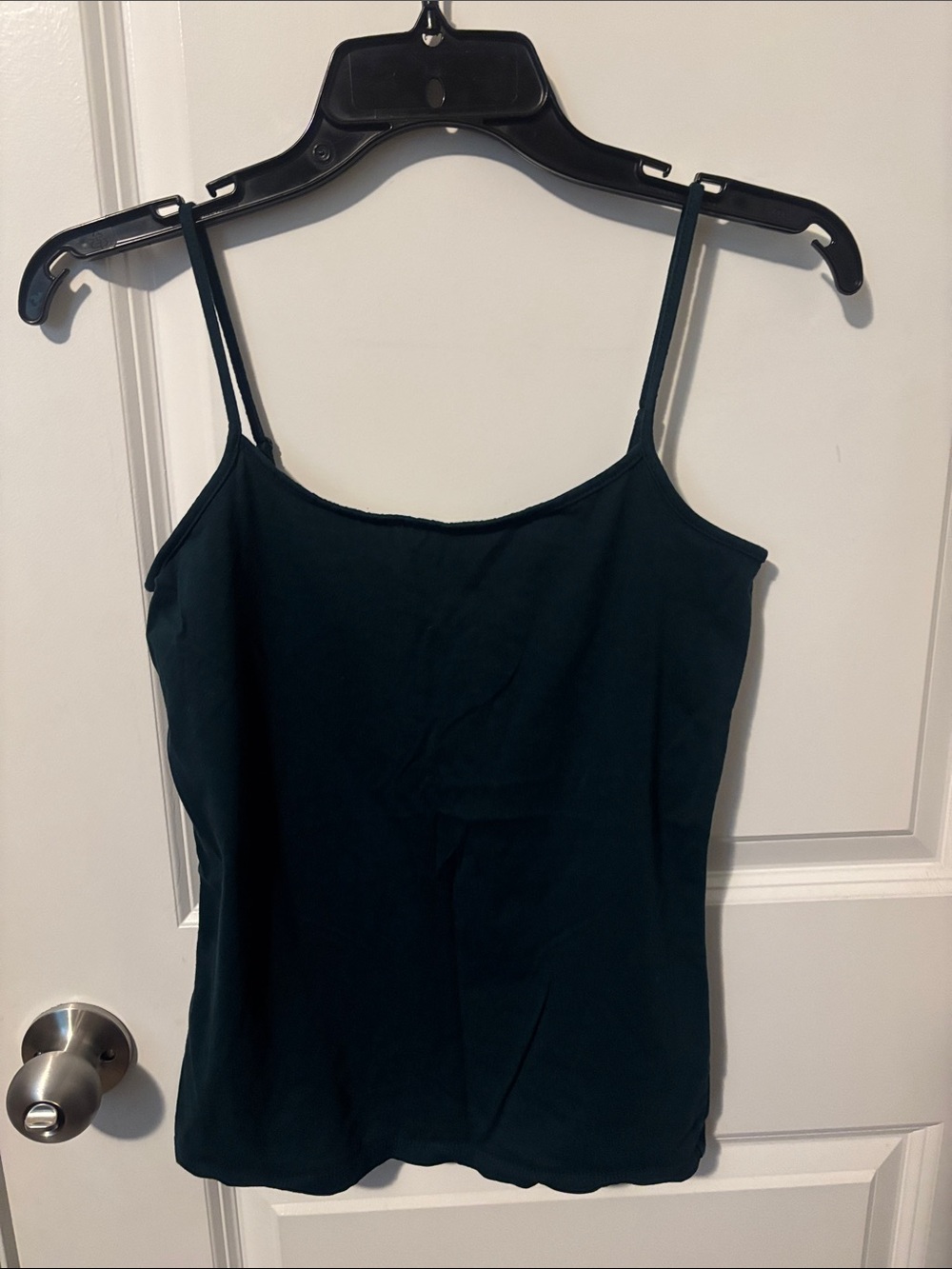 Ann Taylor Factory Dark Teal Spaghetti Strap Camisole